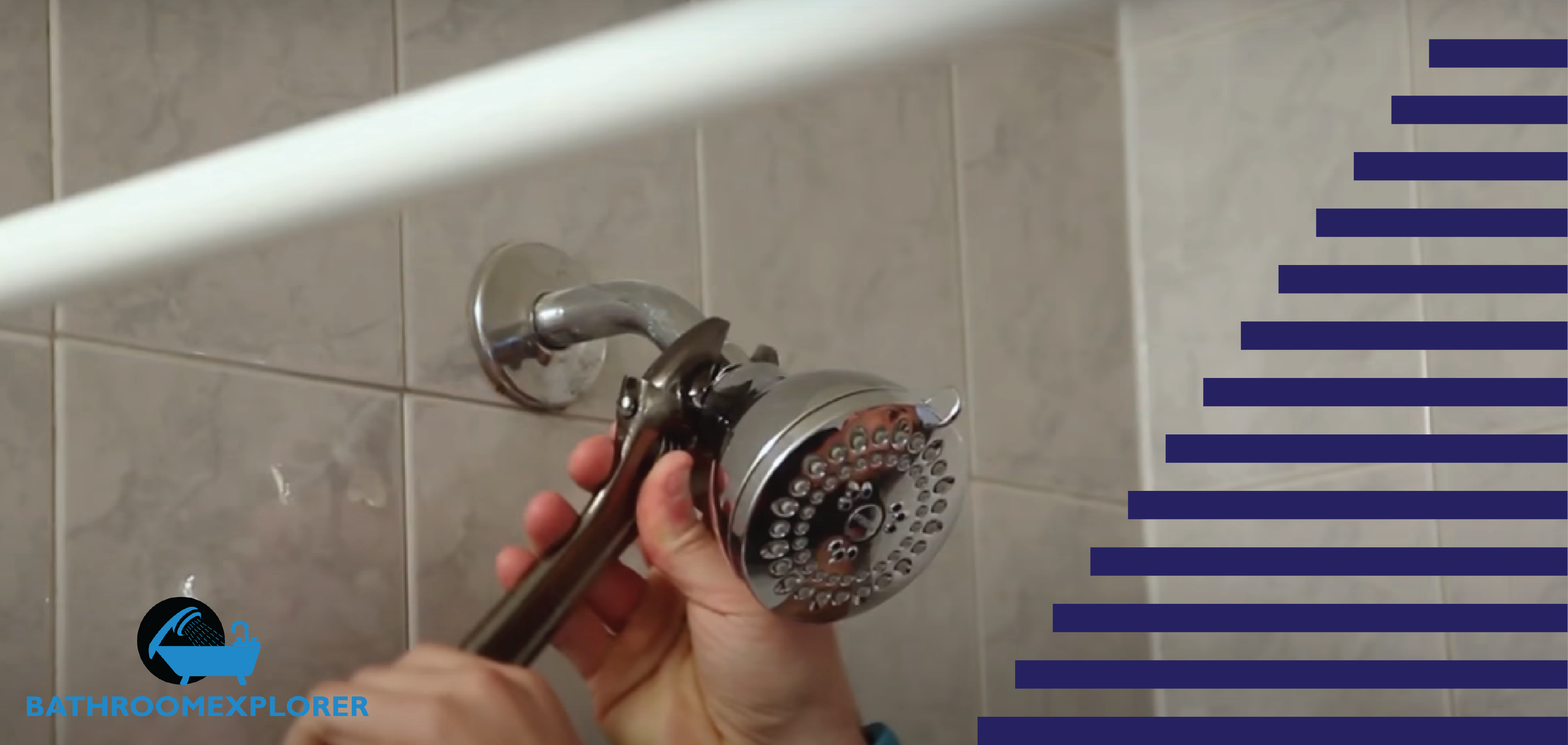 How To Remove A Shower Head That Is Glued On