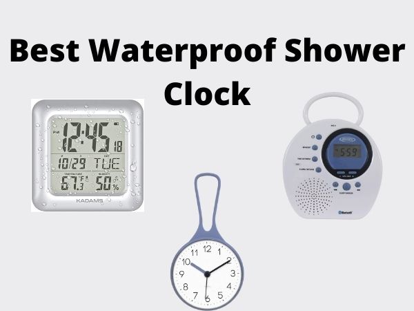 best waterproof shower clock