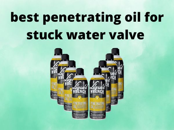 Best penetrating oil for stuck water valve [IN 2024]