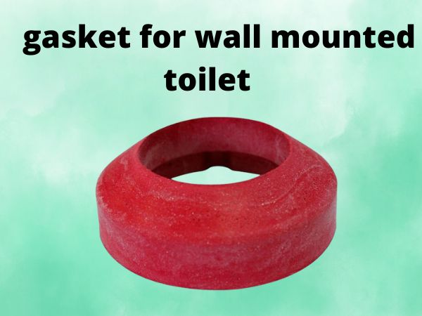 gasket for wall mounted toilet
