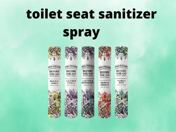 toilet seat sanitizer spray