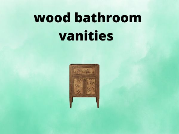 wood bathroom vanities