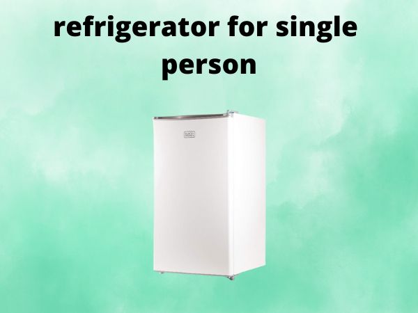 refrigerator for single person