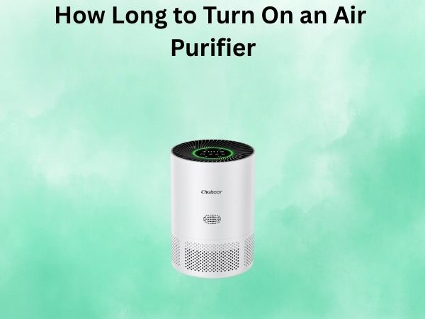 How Long to Turn On an Air Purifier