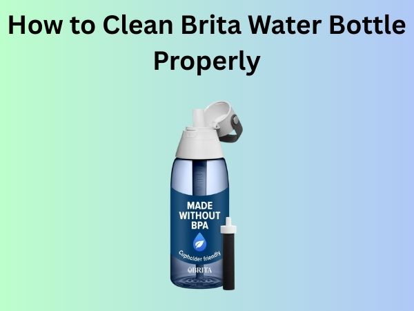 How to Clean Brita Water Bottle Properly