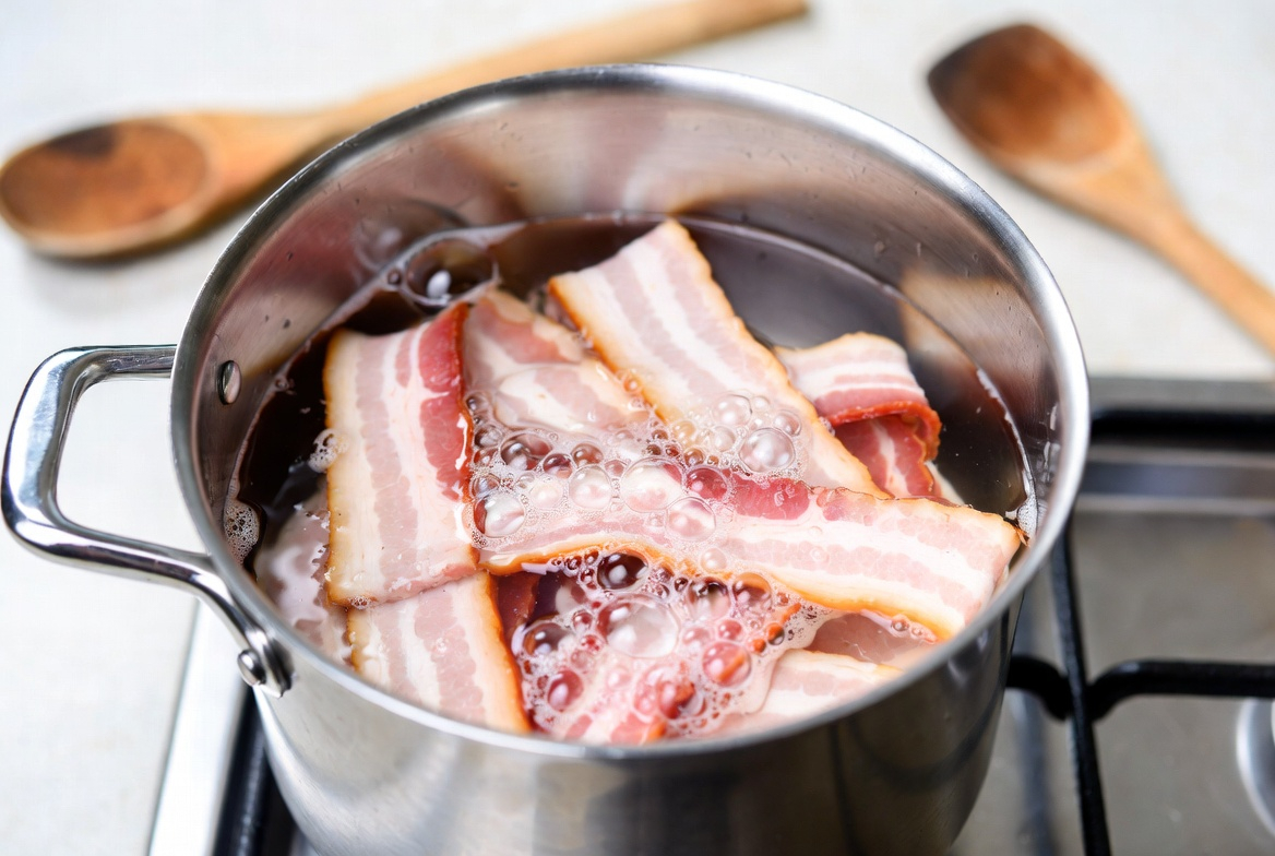 How to Cook Bacon in Water