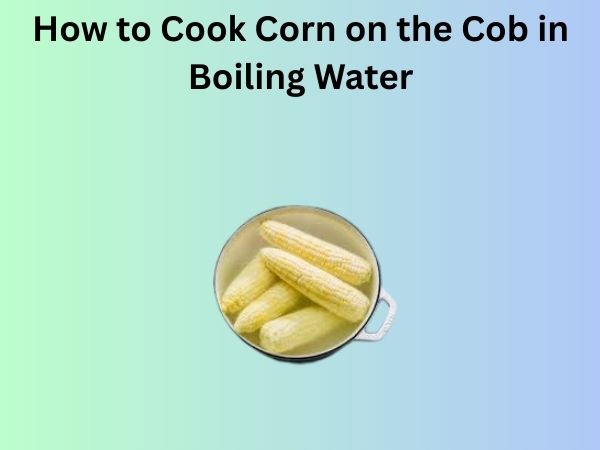 How to Cook Corn on the Cob in Boiling Water