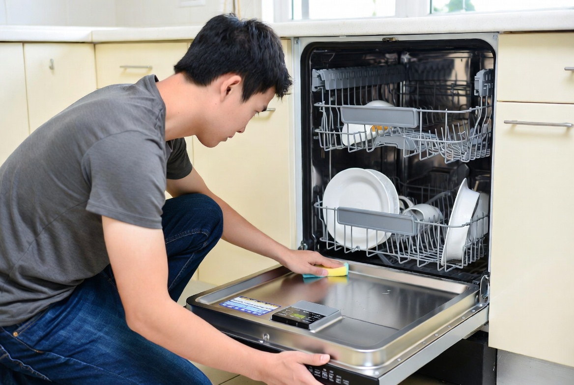 How to Drain a GE Dishwasher With Standing Water
