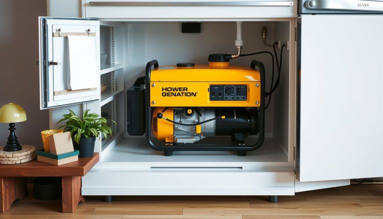 how big a generator to run refrigerator