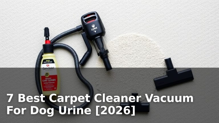 7 Best Carpet Cleaner Vacuum For Dog Urine [2026]