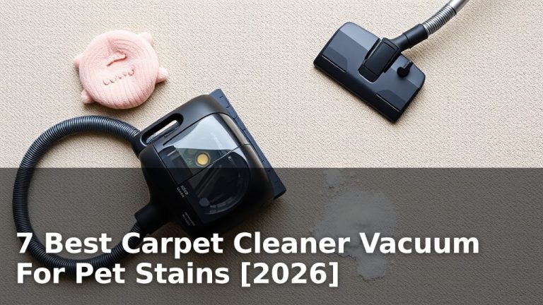 7 Best Carpet Cleaner Vacuum For Pet Stains [2026]