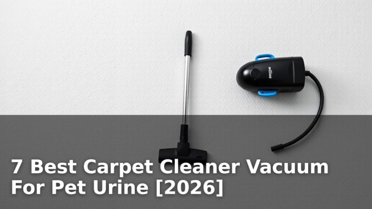 7 Best Carpet Cleaner Vacuum For Pet Urine [2026]