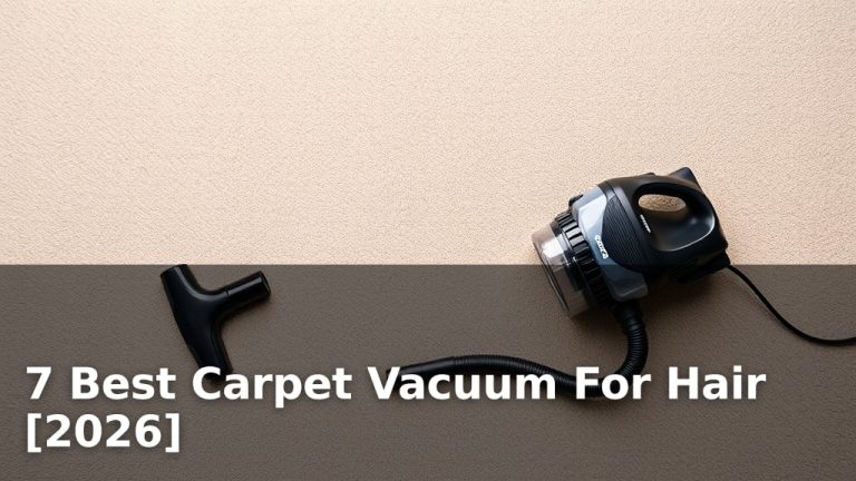 7 Best Carpet Vacuum For Hair [2026]