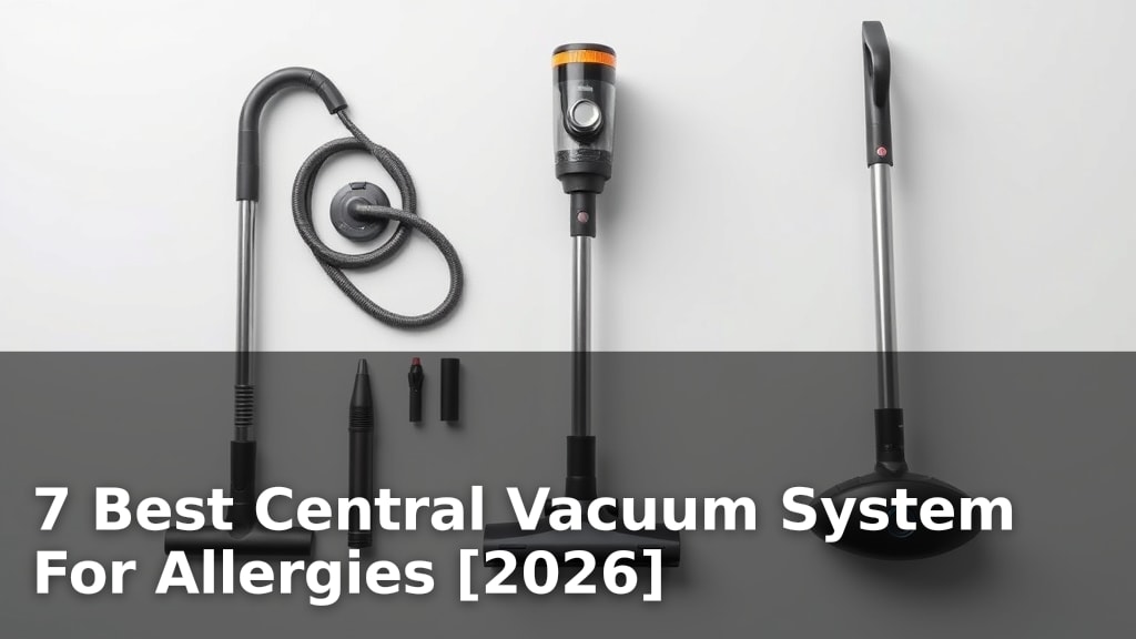7 Best Central Vacuum System For Allergies [2026]