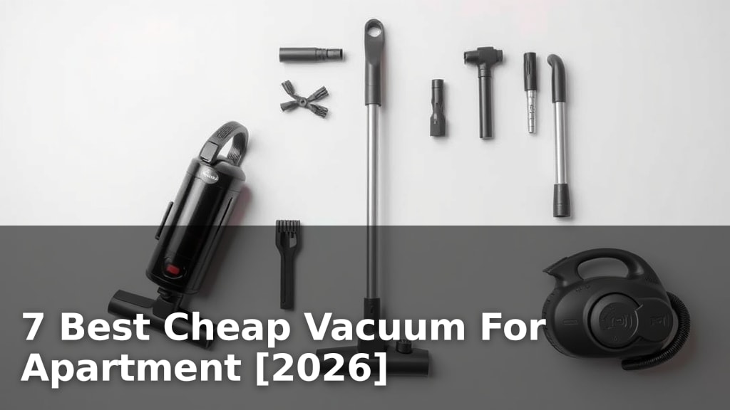 7 Best Cheap Vacuum For Apartment [2026]