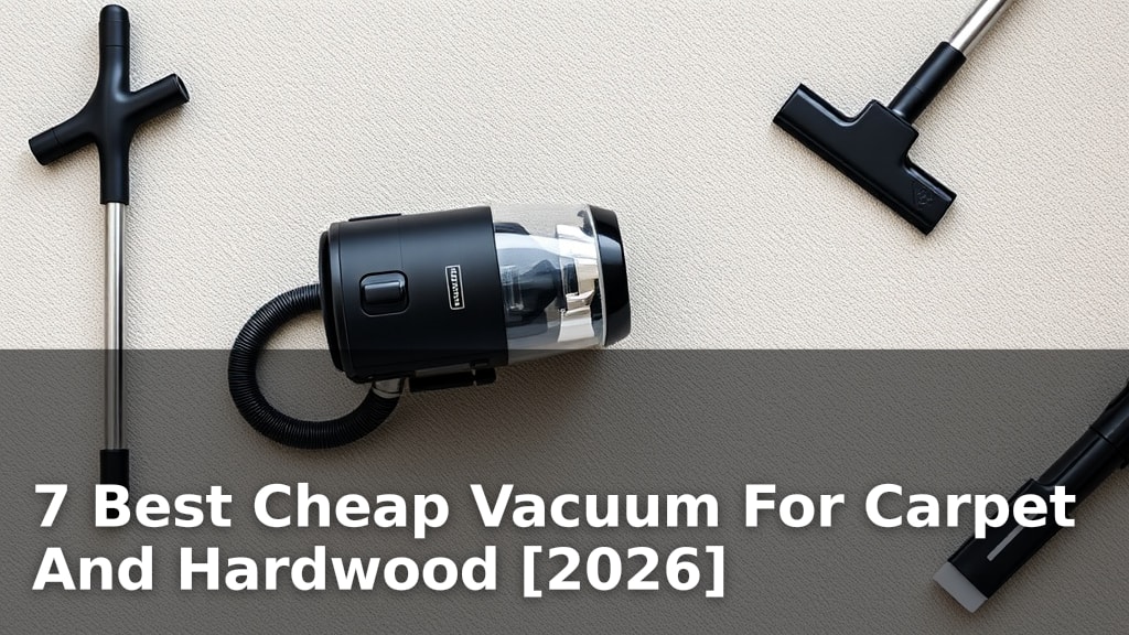 7 Best Cheap Vacuum For Carpet And Hardwood [2026]