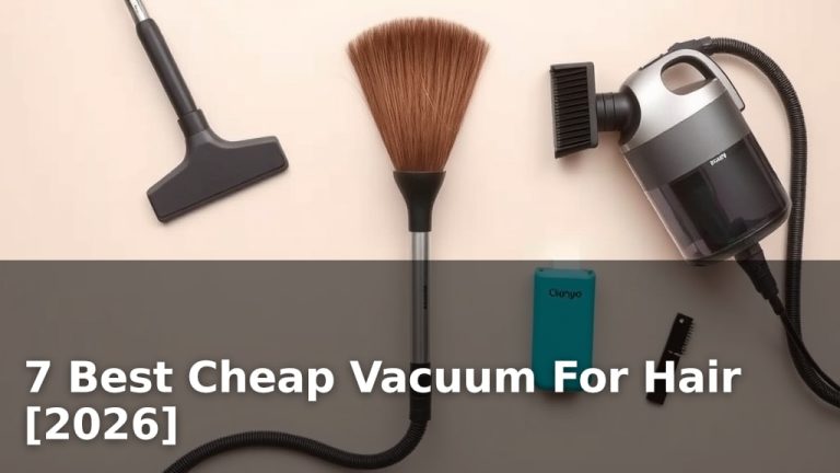 7 Best Cheap Vacuum For Hair [2026]