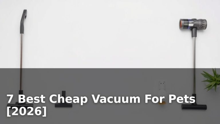 7 Best Cheap Vacuum For Pets [2026]