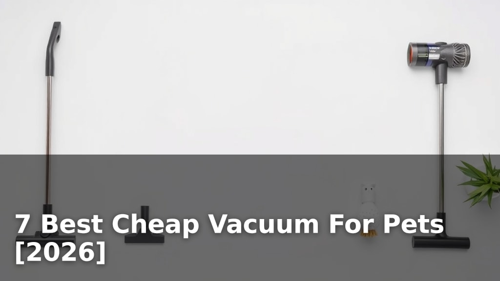 7 Best Cheap Vacuum For Pets [2026]
