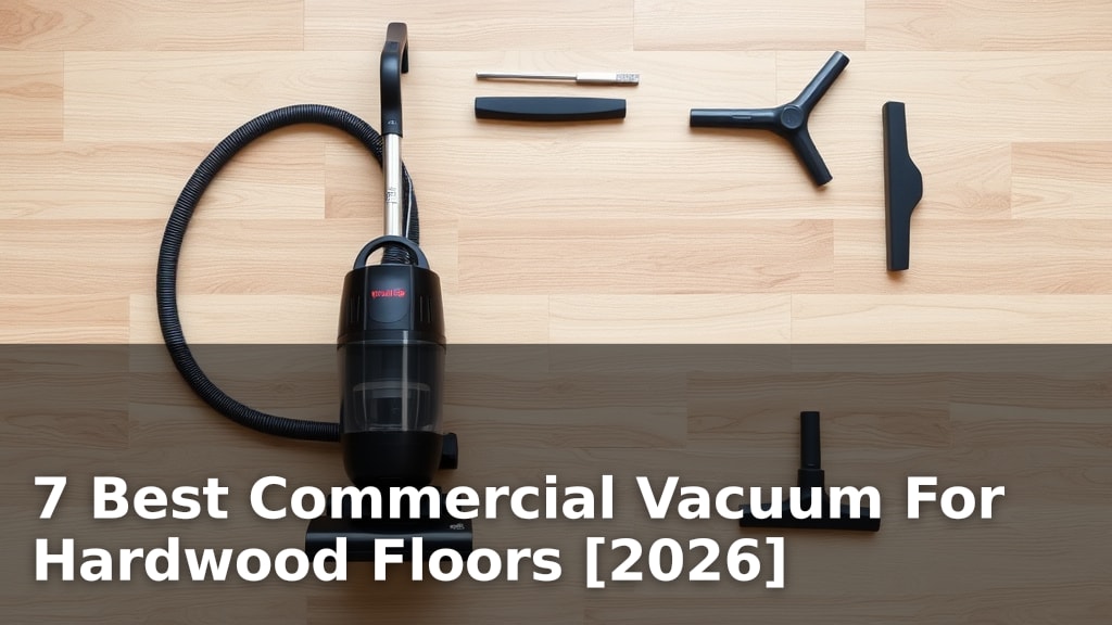 7 Best Commercial Vacuum For Hardwood Floors [2026]