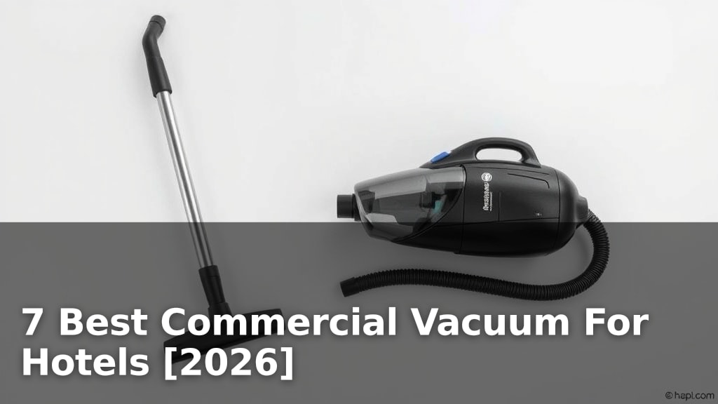 7 Best Commercial Vacuum For Hotels [2026]