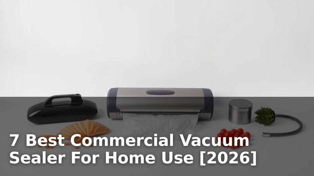 7 Best Commercial Vacuum Sealer For Home Use [2026]