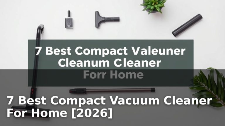 7 Best Compact Vacuum Cleaner For Home [2026]