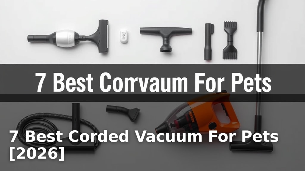 7 Best Corded Vacuum For Pets [2026]
