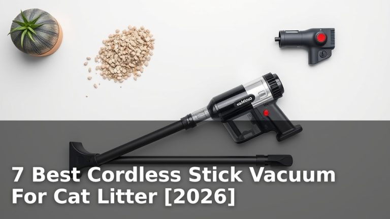 7 Best Cordless Stick Vacuum For Cat Litter [2026]