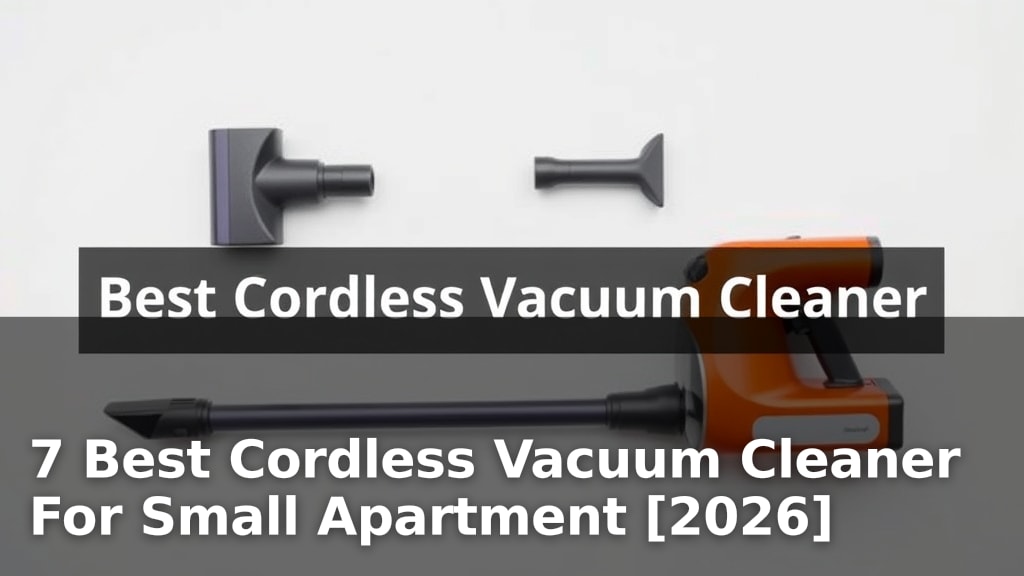 7 Best Cordless Vacuum Cleaner For Small Apartment [2026]