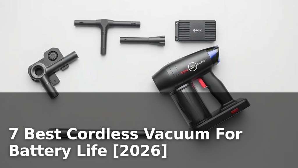 7 Best Cordless Vacuum For Battery Life [2026]