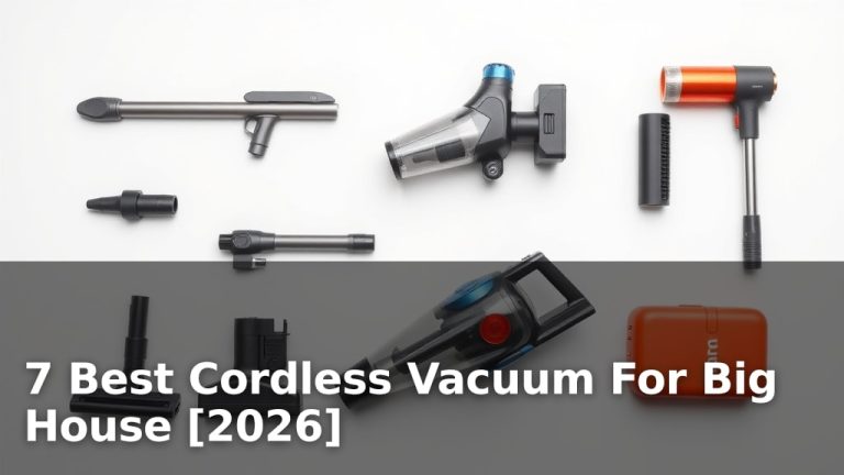 7 Best Cordless Vacuum For Big House [2026]