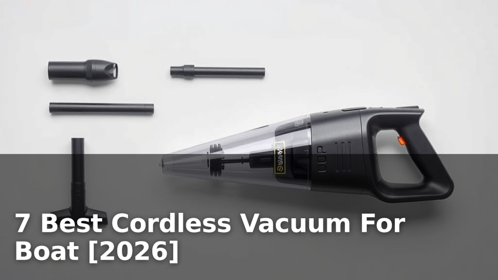 7 Best Cordless Vacuum For Boat [2026]
