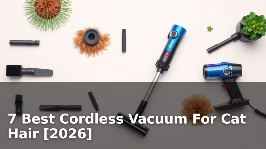 7 Best Cordless Vacuum For Cat Hair [2026]