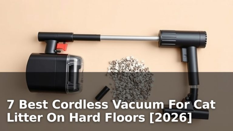 7 Best Cordless Vacuum For Cat Litter On Hard Floors [2026]