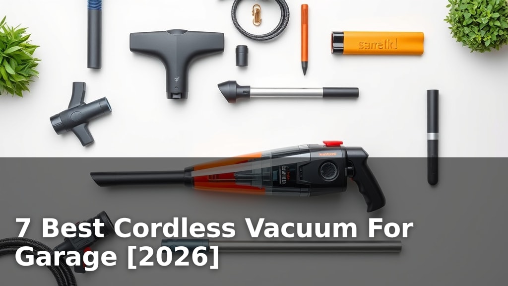 7 Best Cordless Vacuum For Garage [2026]