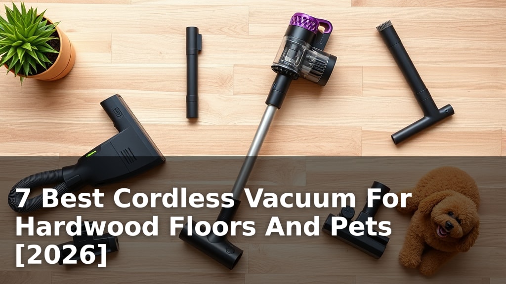 7 Best Cordless Vacuum For Hardwood Floors And Pets [2026]