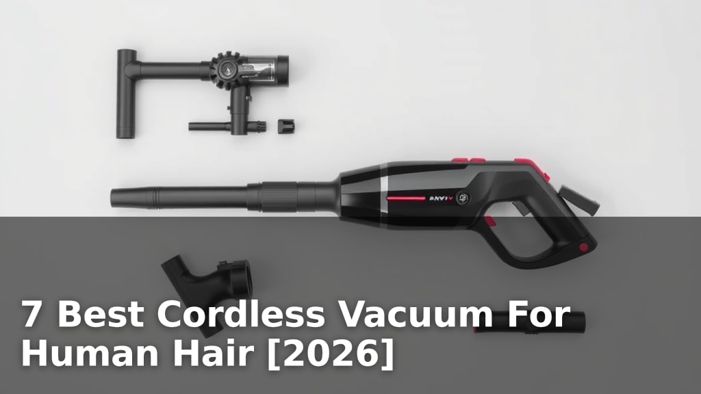 7 Best Cordless Vacuum For Human Hair [2026]