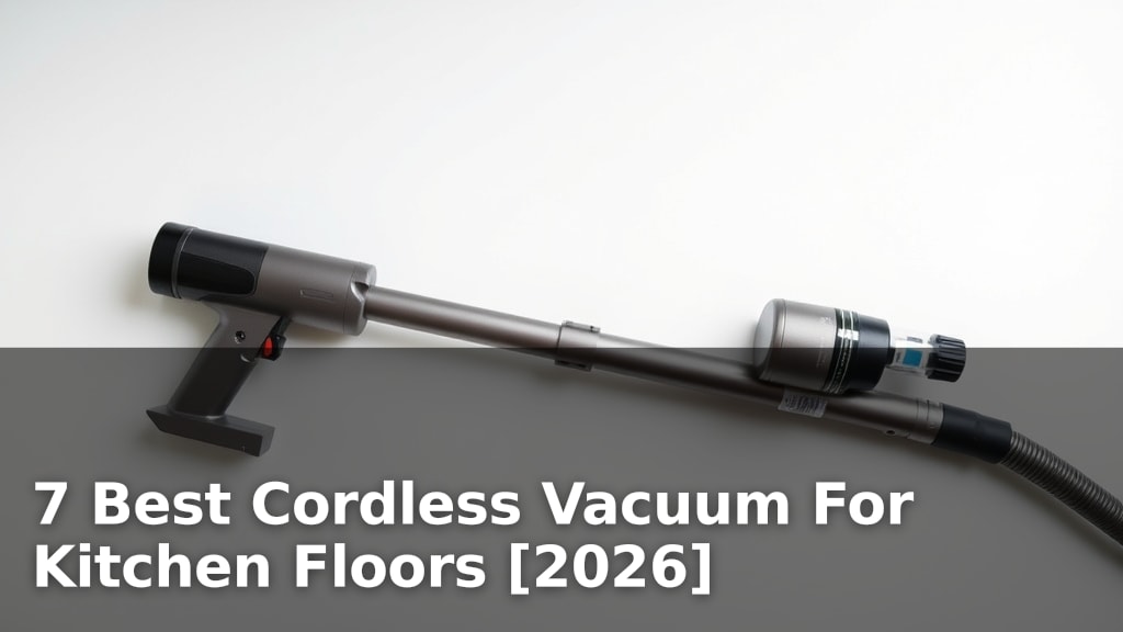 7 Best Cordless Vacuum For Kitchen Floors [2026]