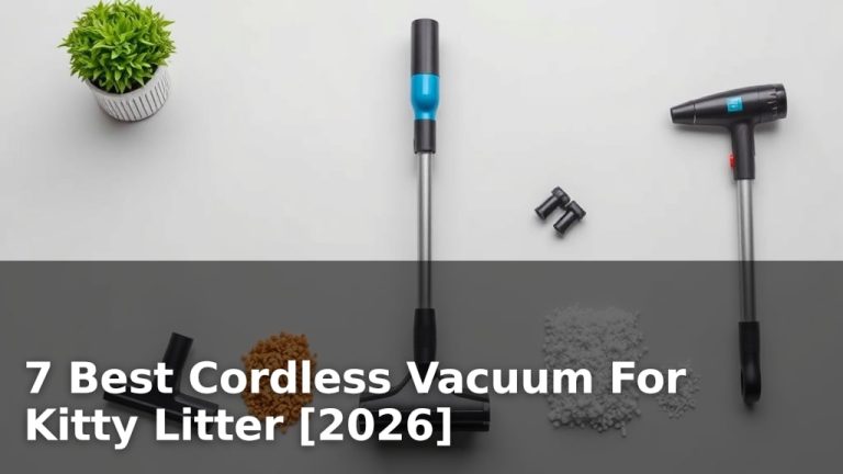 7 Best Cordless Vacuum For Kitty Litter [2026]