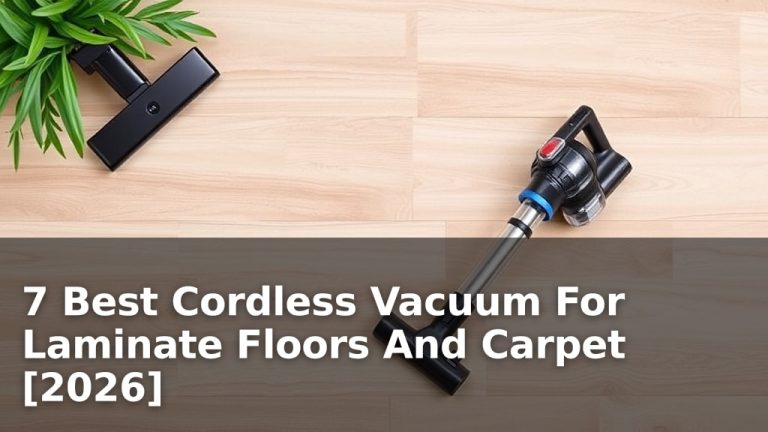 7 Best Cordless Vacuum For Laminate Floors And Carpet [2026]