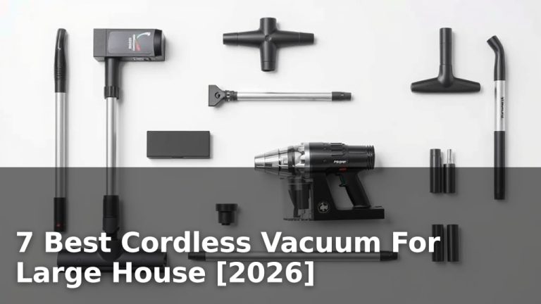7 Best Cordless Vacuum For Large House [2026]