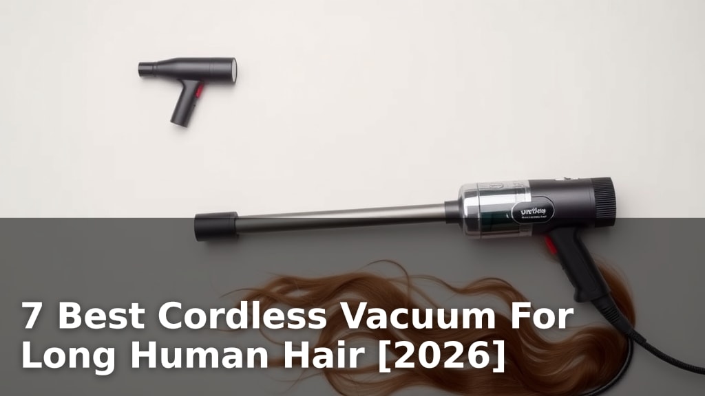 7 Best Cordless Vacuum For Long Human Hair [2026]
