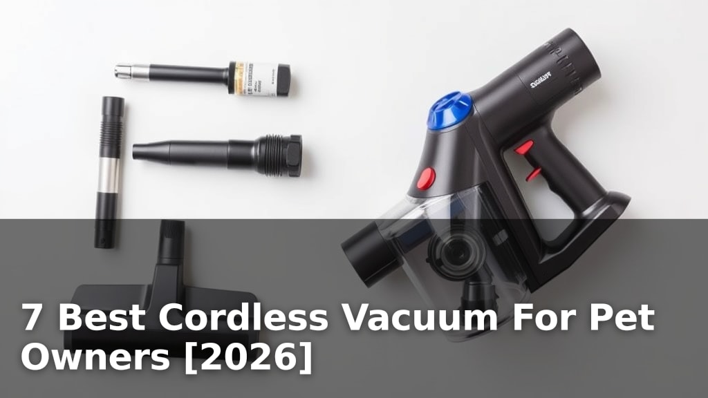 7 Best Cordless Vacuum For Pet Owners [2026]