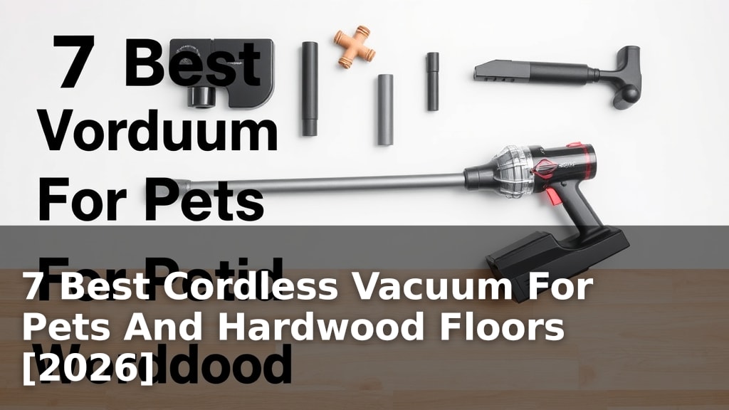 7 Best Cordless Vacuum For Pets And Hardwood Floors [2026]