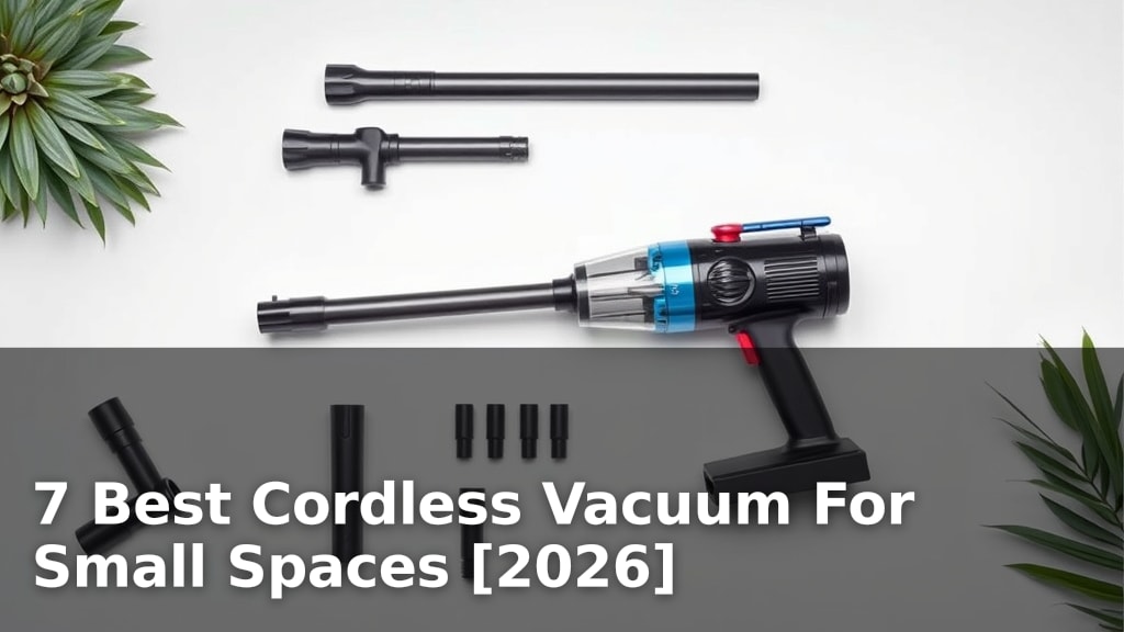 7 Best Cordless Vacuum For Small Spaces [2026]