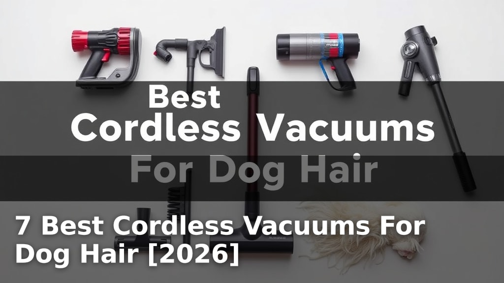 7 Best Cordless Vacuums For Dog Hair [2026]