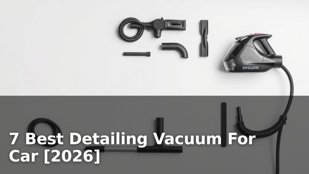 7 Best Detailing Vacuum For Car [2026]