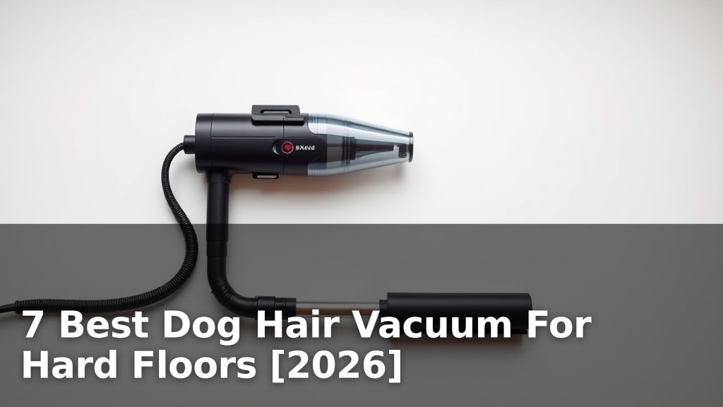 7 Best Dog Hair Vacuum For Hard Floors [2026]