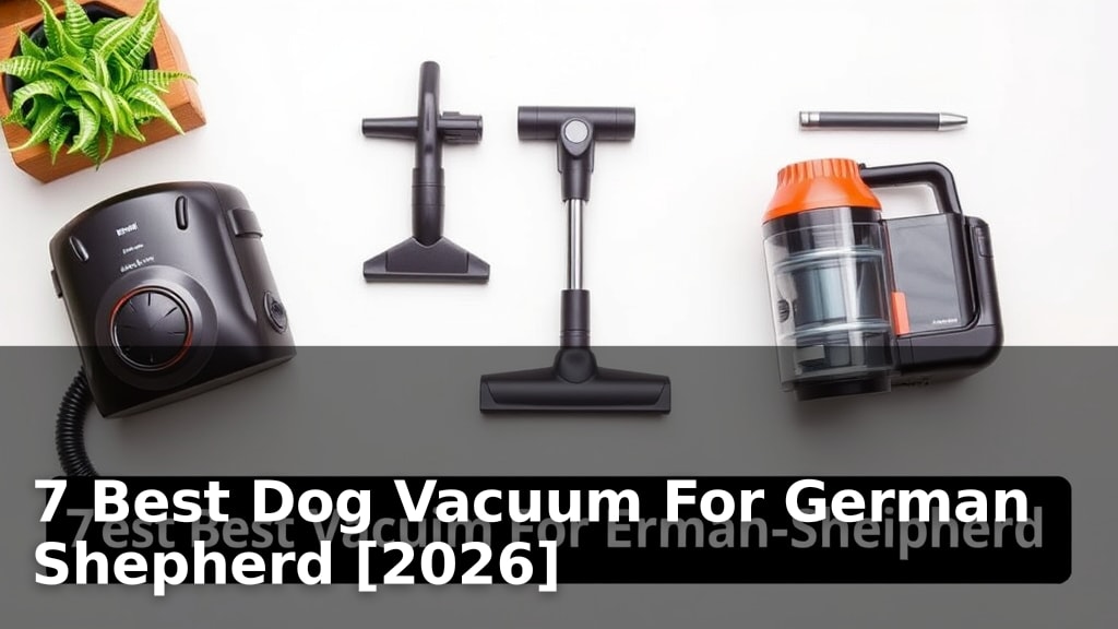 7 Best Dog Vacuum For German Shepherd [2026]